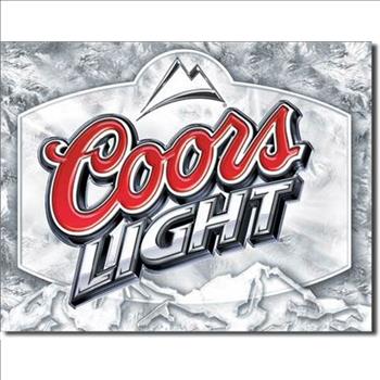 Coors Light Tin Sign