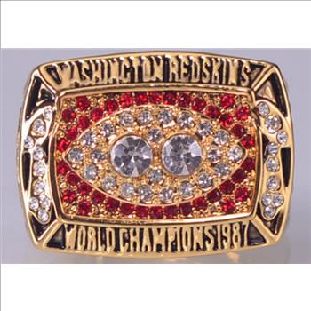 Washington Redskins 1987 Replica Super Bowl XXII Championship Ring Size 12