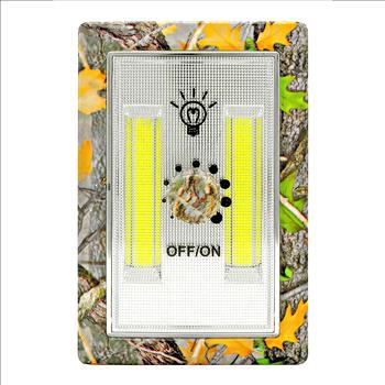 2 Pieces New Camouflage LED Light Dimmer Switch Night Light Wall Mount