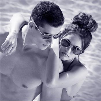 Made IN ITALY New Invicta Aviator Silver-Tone Sunglasses