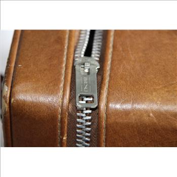 Mid Century Brown and Gold Vintage Fidelity Los Angeles Camera Case Circa 1960