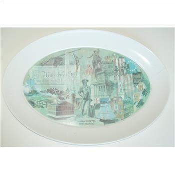 Brookpark Massachusetts Bicentennial Oval Melmac Platter