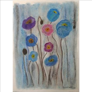 Original Art Drawing Signed By Artist