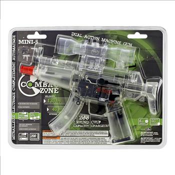 Combat Zone Dual Electric Powered Full Auto Airsoft Machine Gun
