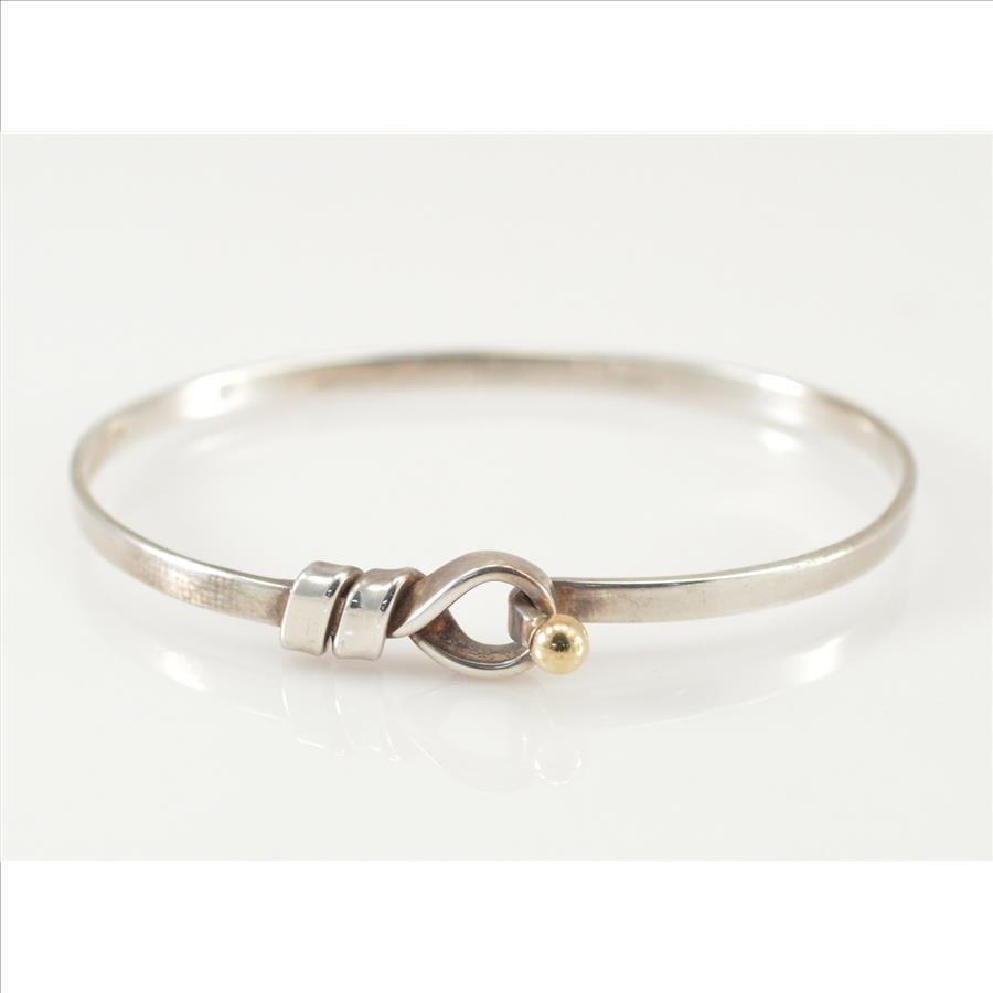 9.4g Solid Silver TIFFANY \u0026 CO 18K Gold 