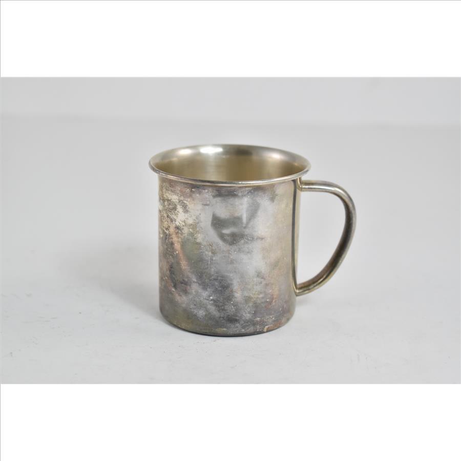 Sterling Silver Poole Sterling Mother Goose Baby Cup Mug