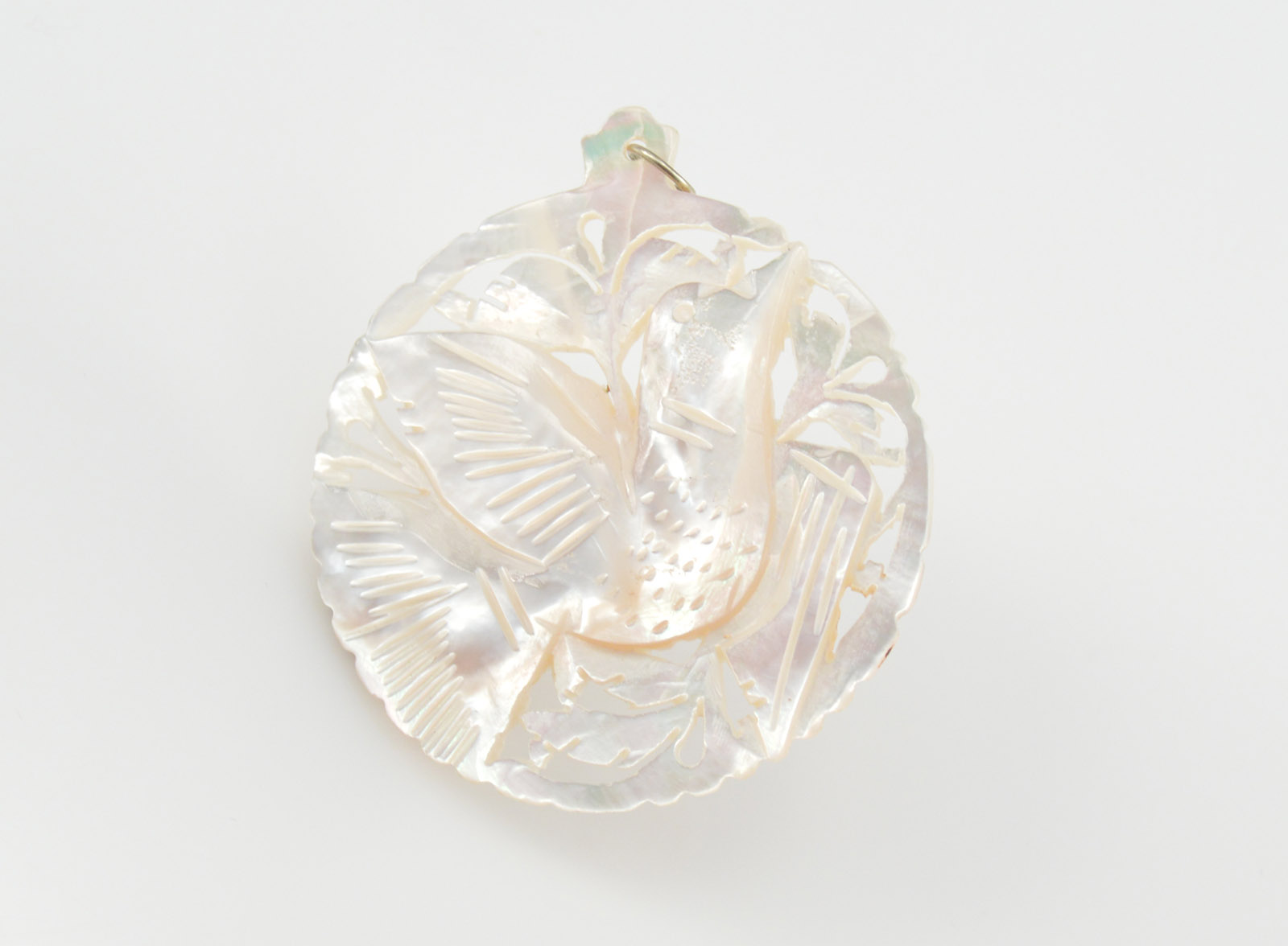 mother of pearl medallion