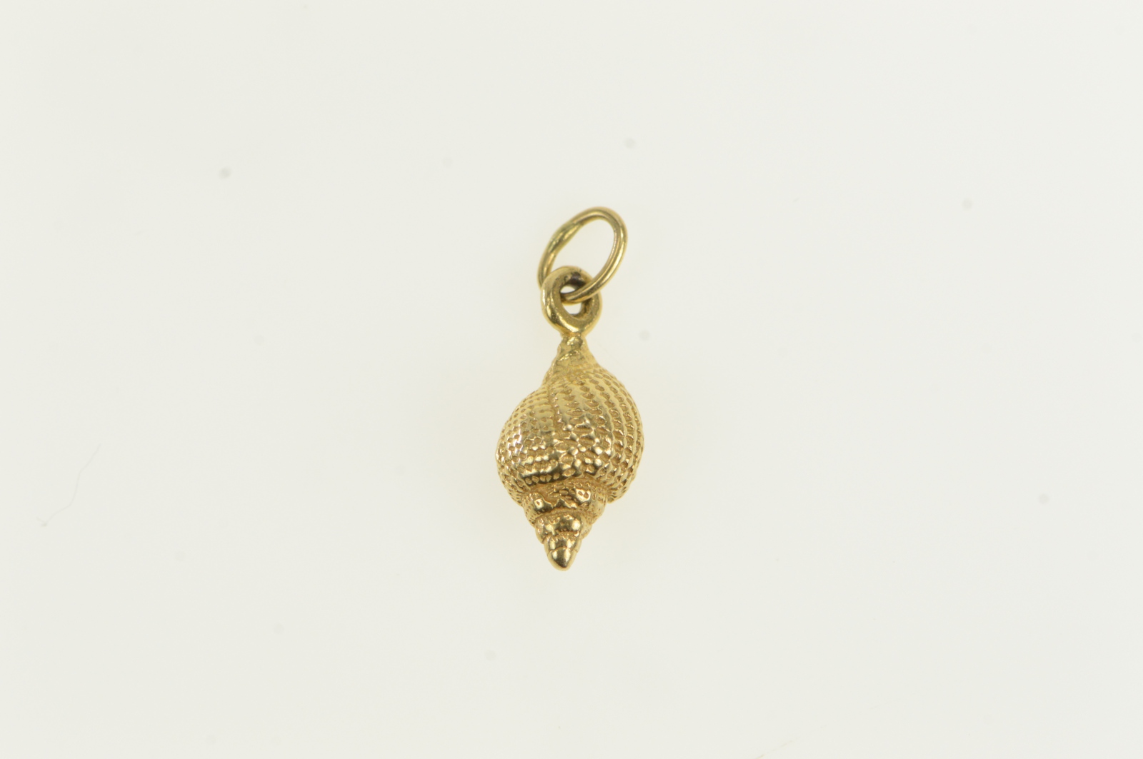 14K 3D Conch Sea Shell Beach Ocean Motif Yellow Gold Charm/Pendant ...
