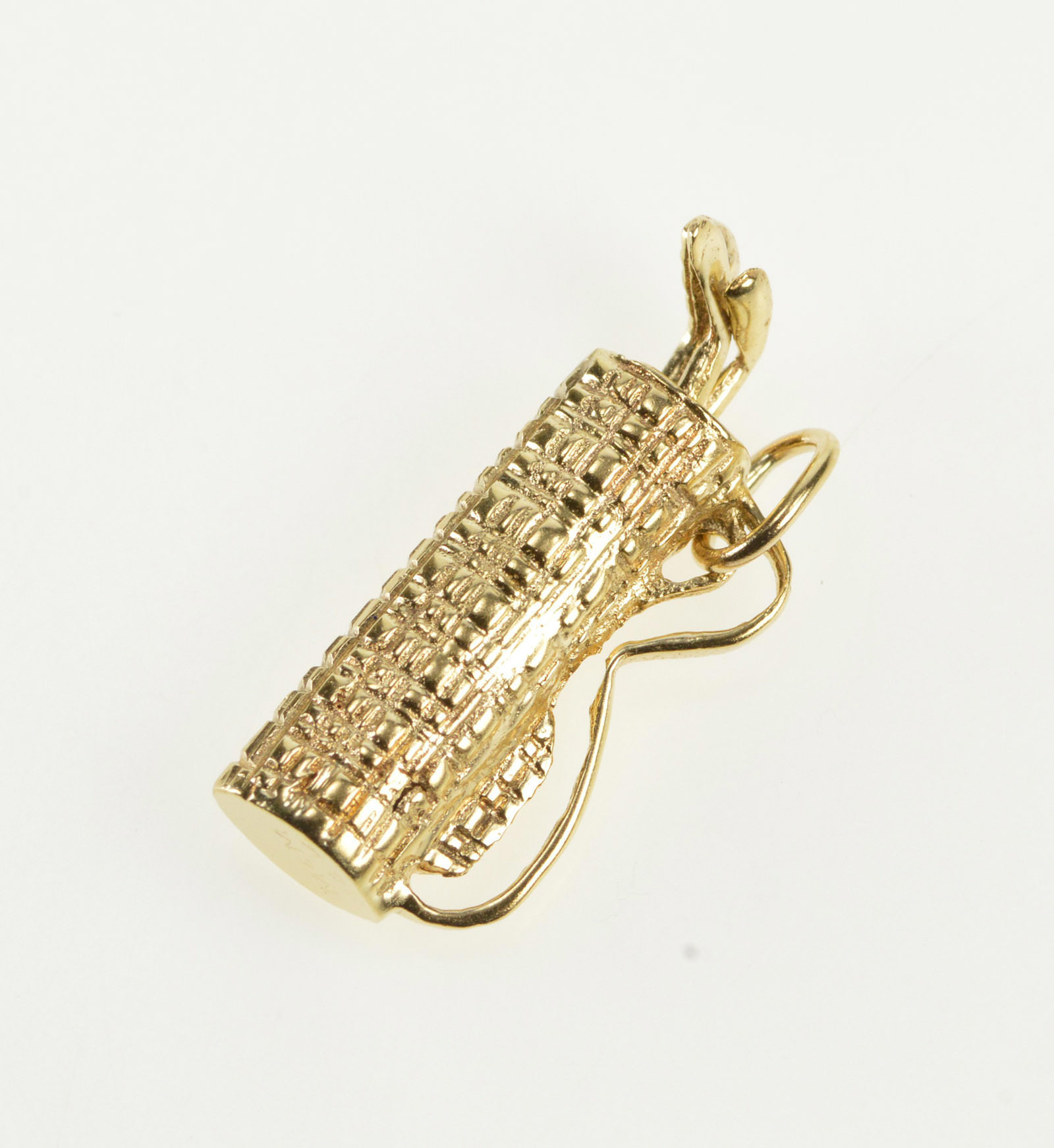 14k Yellow Gold 3-D Golfer Pendant
