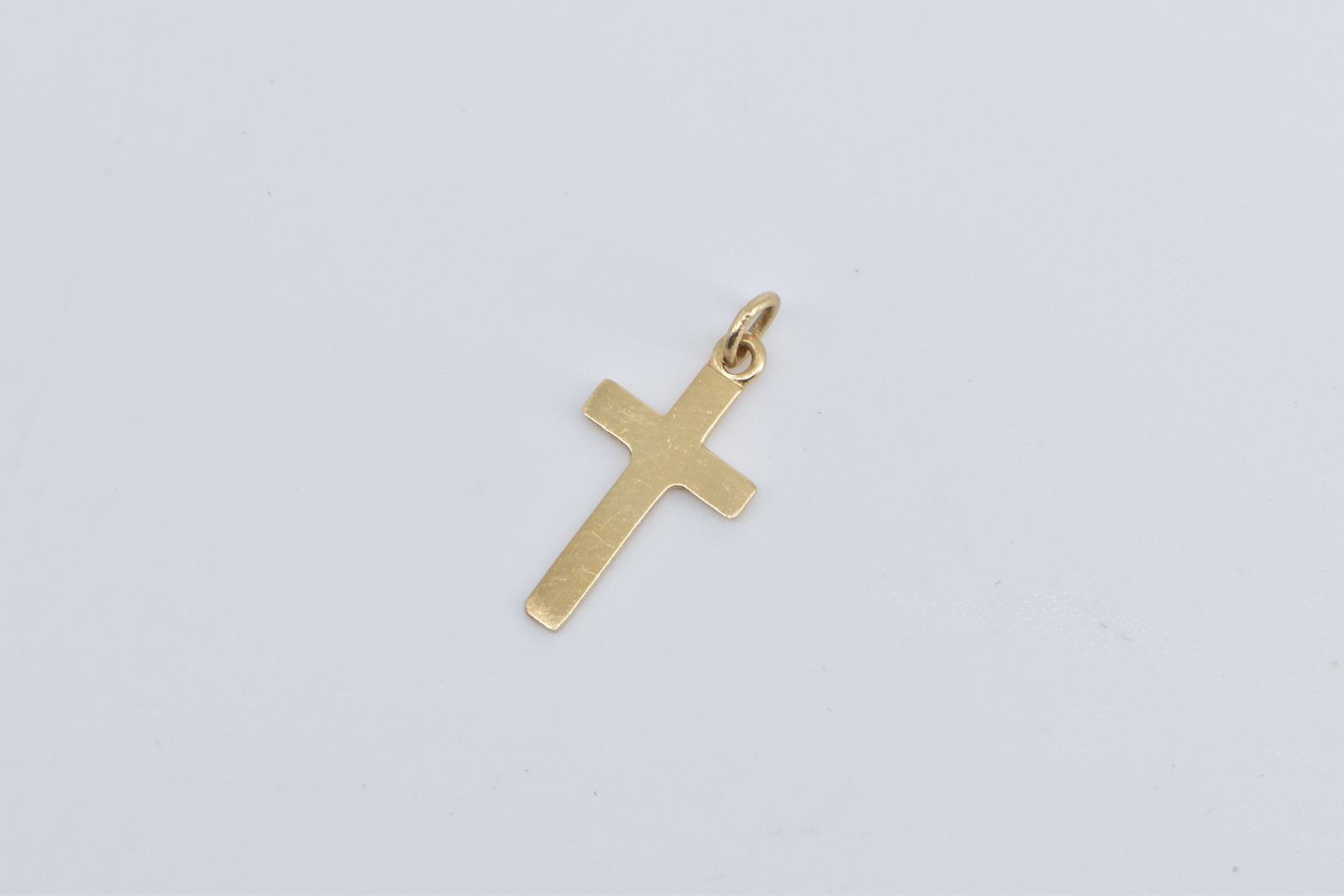 14K Cross Christian Faith Symbol Religious Yellow Gold Charm/Pendant