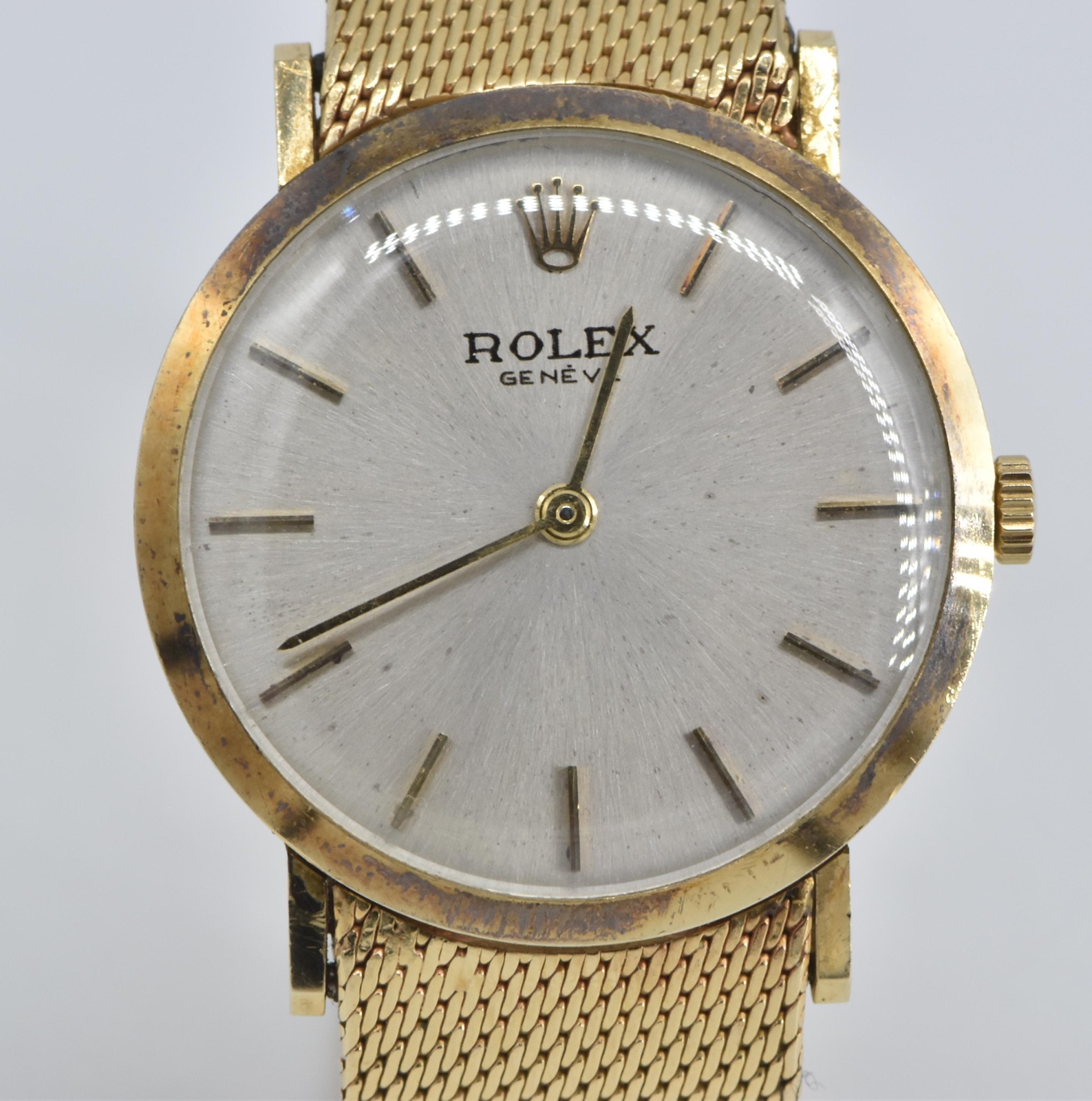 14k Gold Rolex Vintage Dress Watch Ornate Watch - Women's