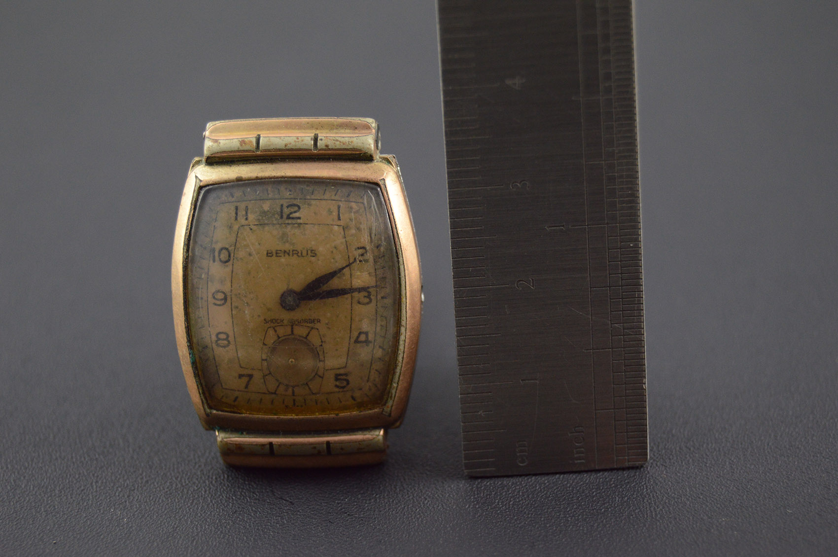 16g Vintage Benrus 23.6x21.9 mm Watch Face Property Room