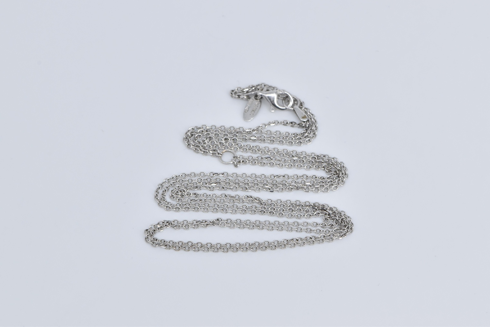 Cable + Smooth SS Link Y Necklace main image 1
