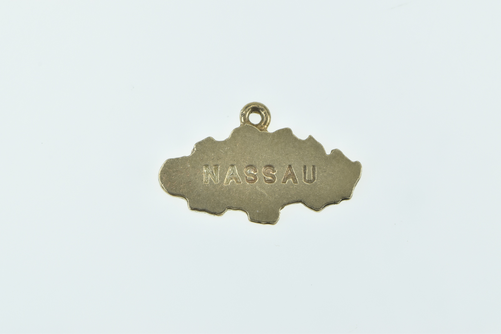 9K Nassau Bahamas Tropical Island Travel Yellow Gold Charm/Pendant