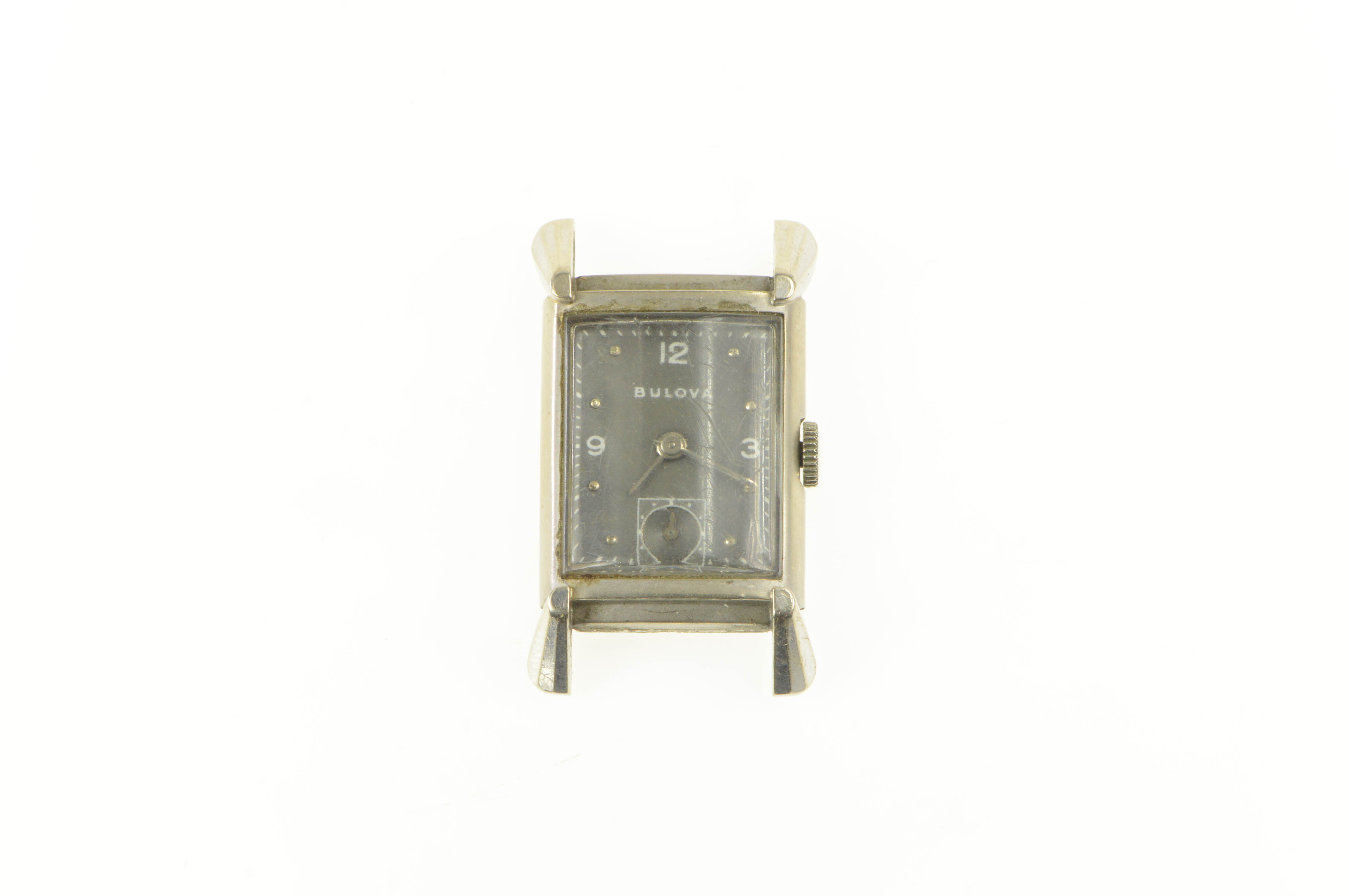 Bulova Art Deco 21 Jewel CAL.7AK Squared Mechanical Watch Watch - Men's