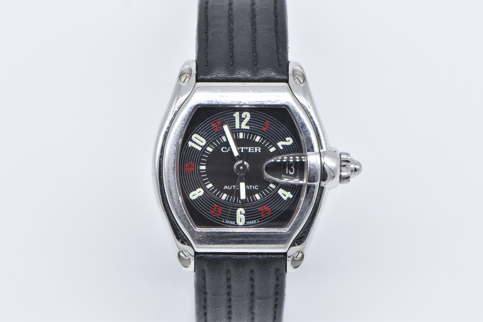 Cartier Stainless 37mm Roadster Las Vegas 2510 Automatic Watch - Men's