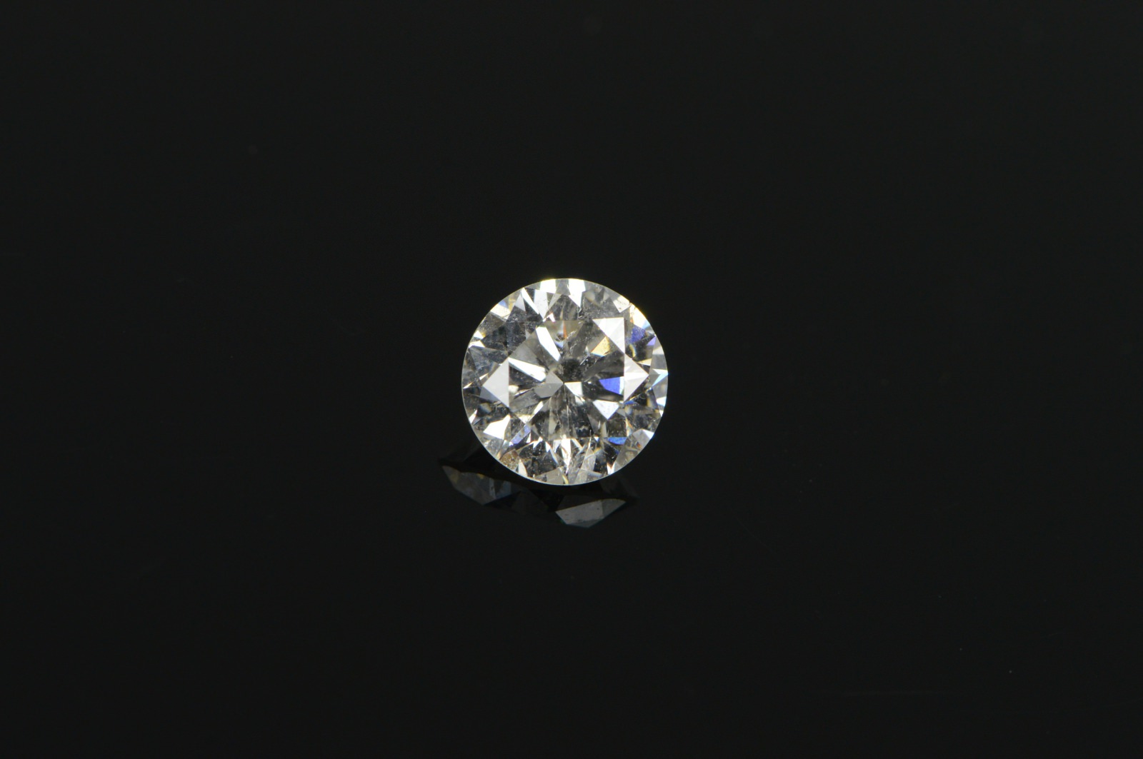 EGL 1.38 Ct Round Brilliant Cut J Color I1 Clarity Diamond
