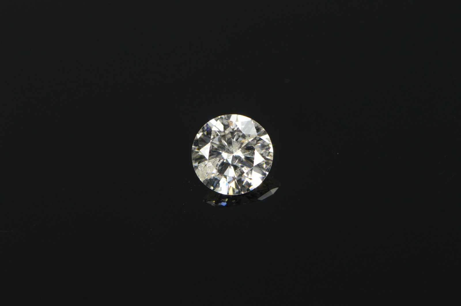GIA 0.79 Ct Round Brilliant Cut H Color I3 Clarity Diamond