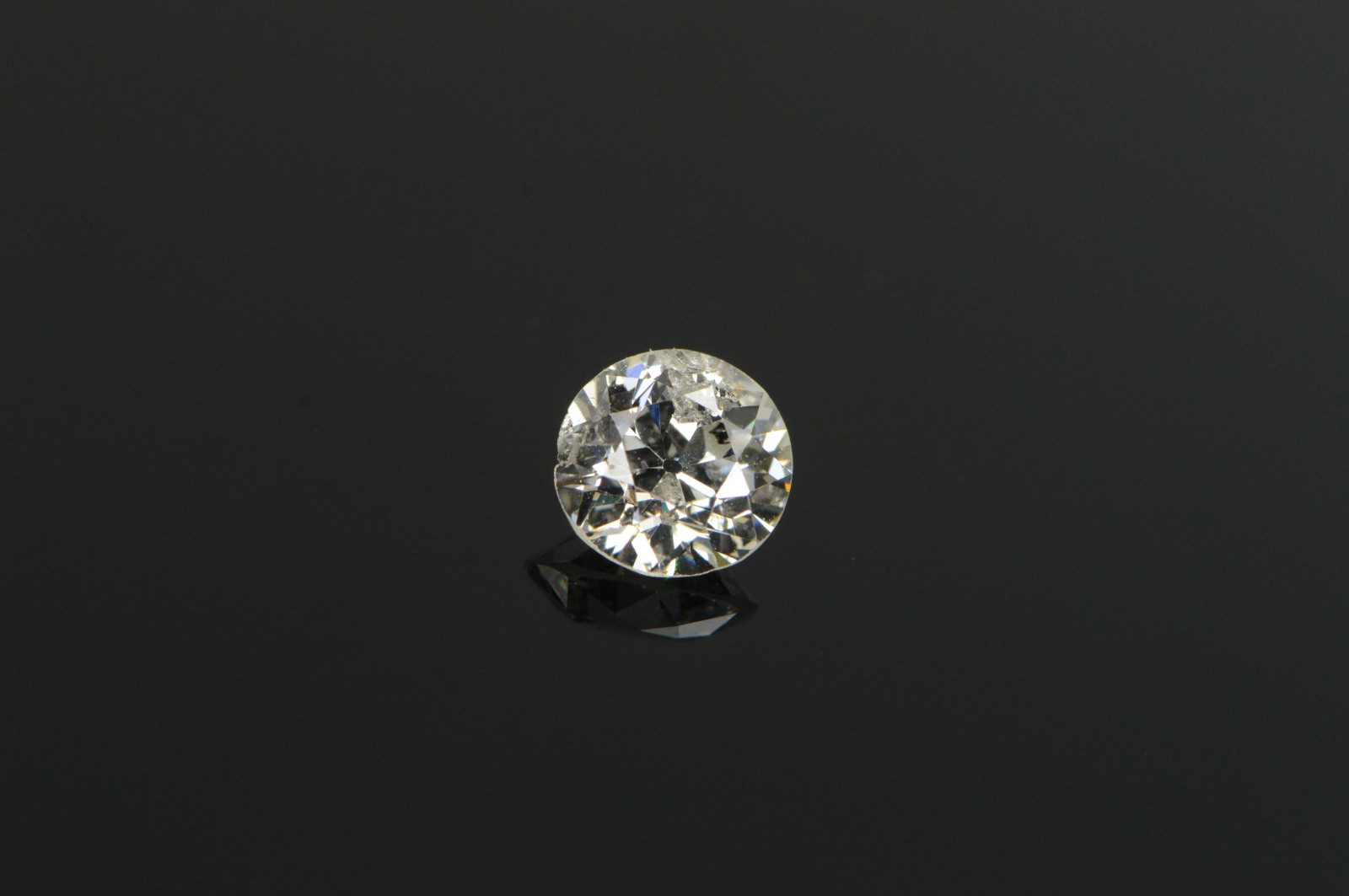 GIA 0.81 Ct Round Brilliant Cut H Color I2 Clarity Diamond