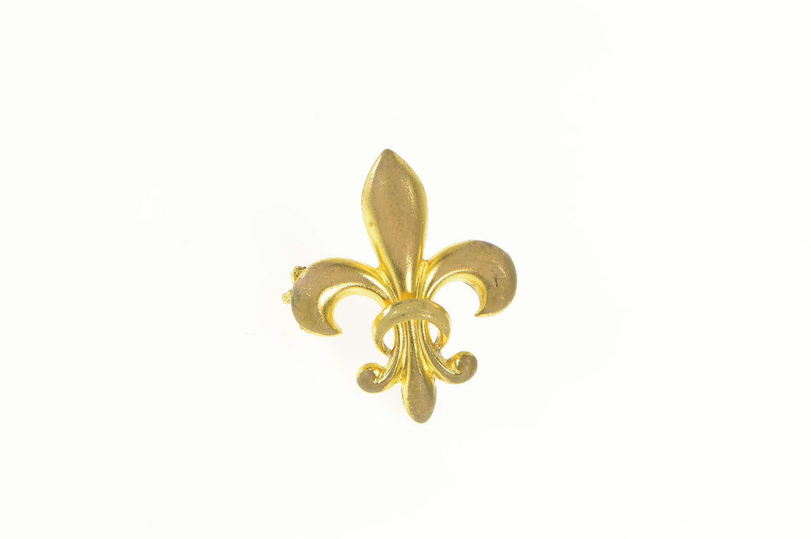Gold Filled Fleur De Lis Symbol Purity Watch Hanger Pin/Brooch