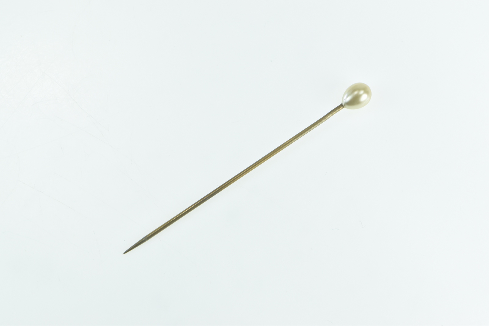 Gold Filled Pearl Victorian Wedding Corsage Boutonnière Stick Pin