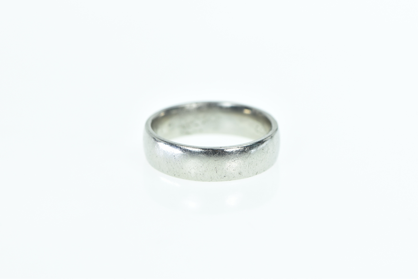 Palladium Classic 6.2mm Men's Wedding Band Ring, Size 9.5