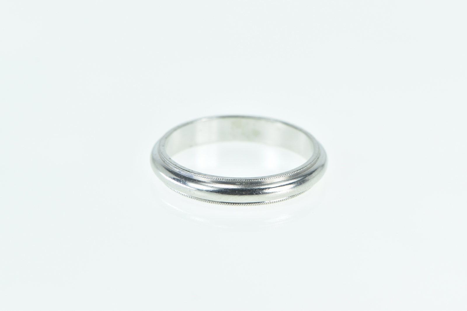 Platinum 4.25mm Men's Classic Wedding Band Ring, Size 12