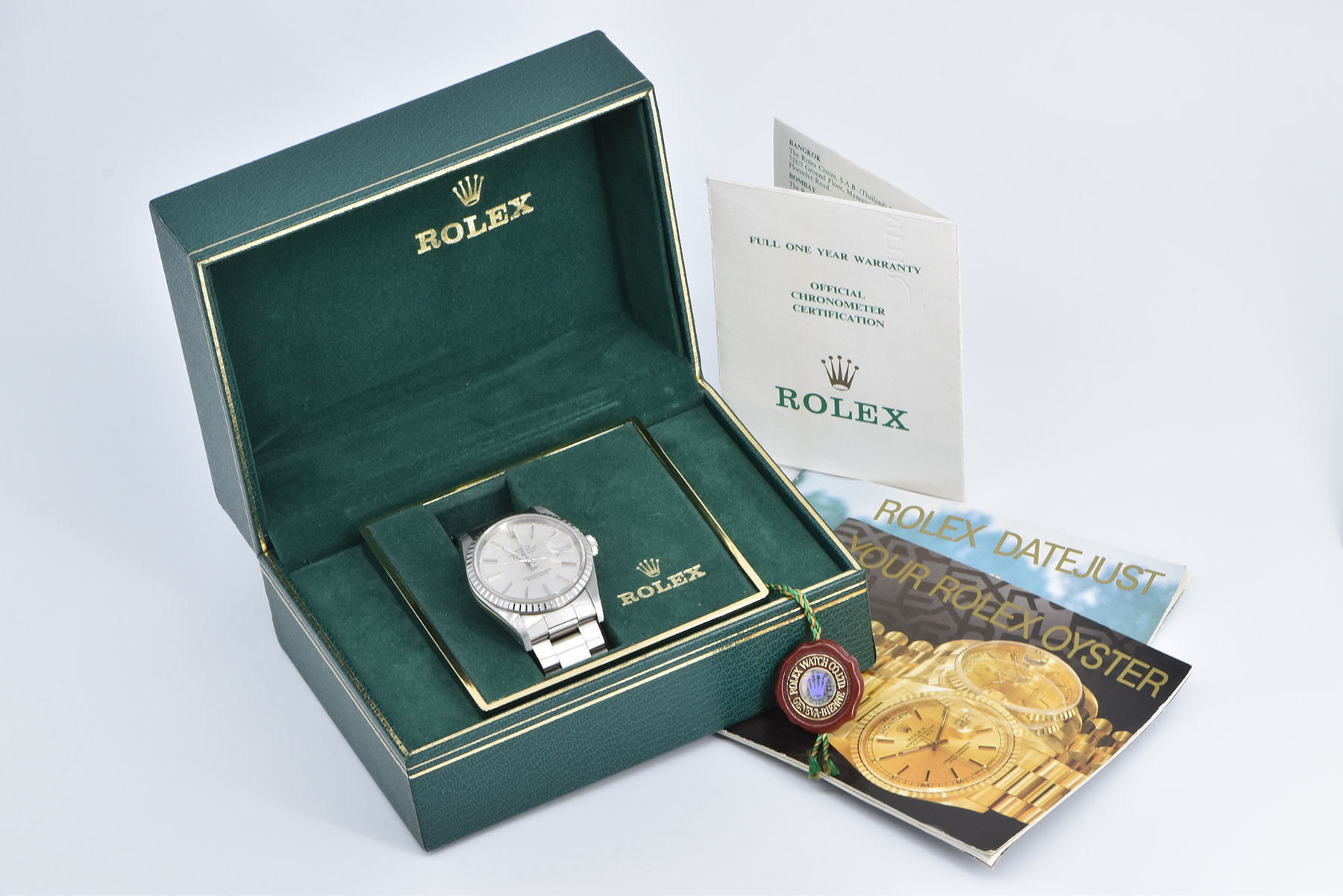 Stainless Rolex Datejust 36mm 16220 Watch - Men's | Property Room