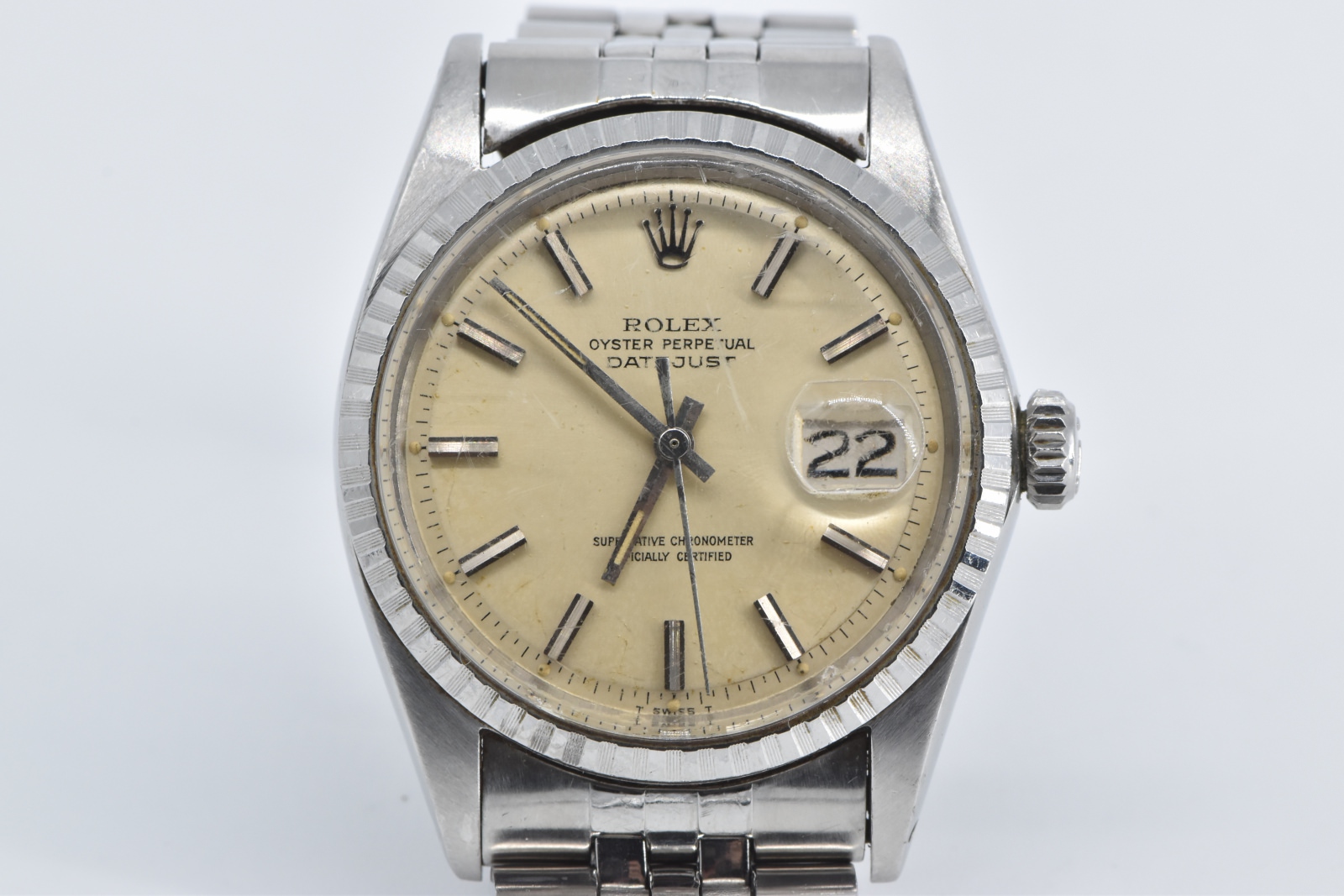 Stainless Steel Rolex Datejust 36mm Model 1603 Watch - Men's