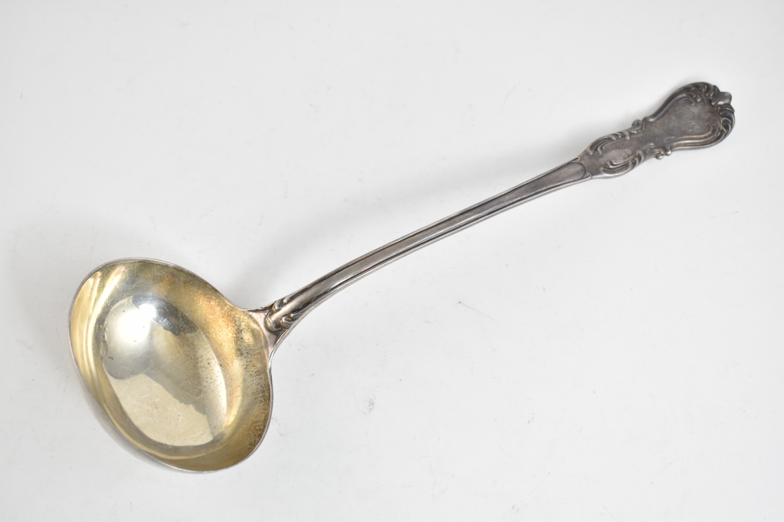 Sterling Silver 1860 Chawner & Co London Albert Pattern 13" Ladle
