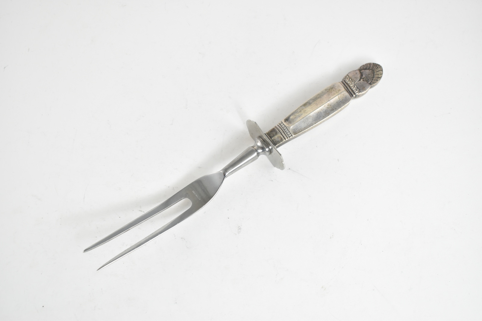 Sterling Silver 1940's Princess Ingrid by Whiting Carving Fork 11.25"