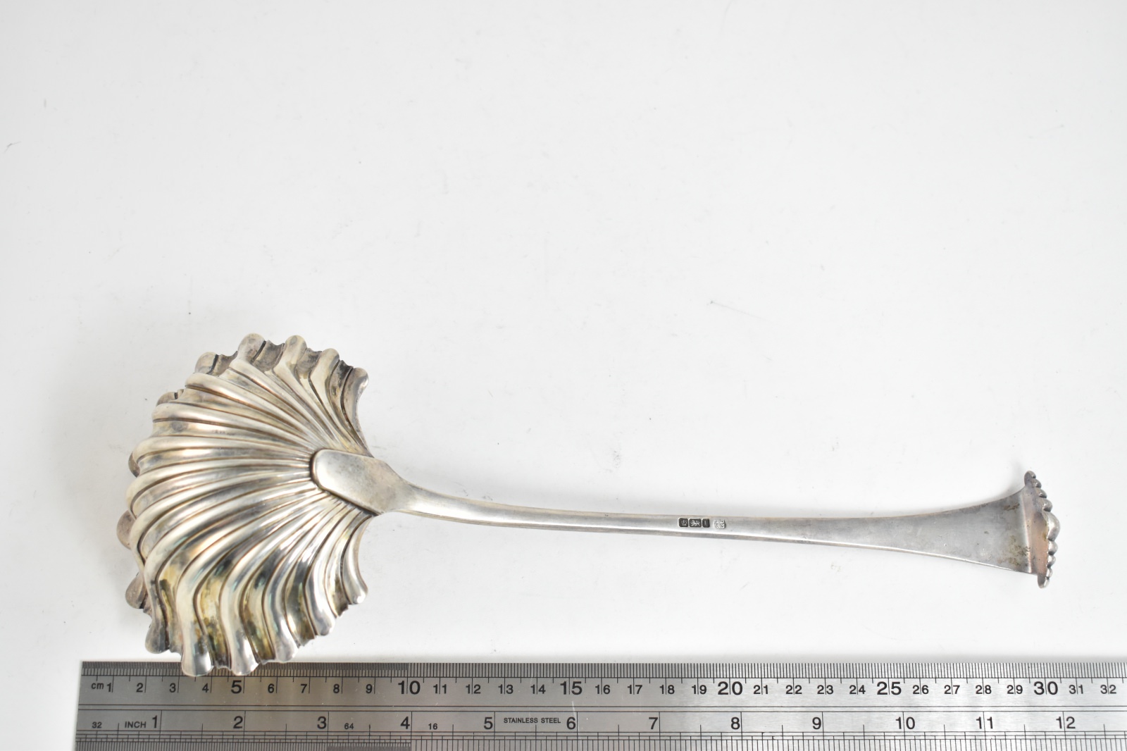 Sterling Silver 1951 Thomas Bradbury & Sons Scallop Shell Ladle ...