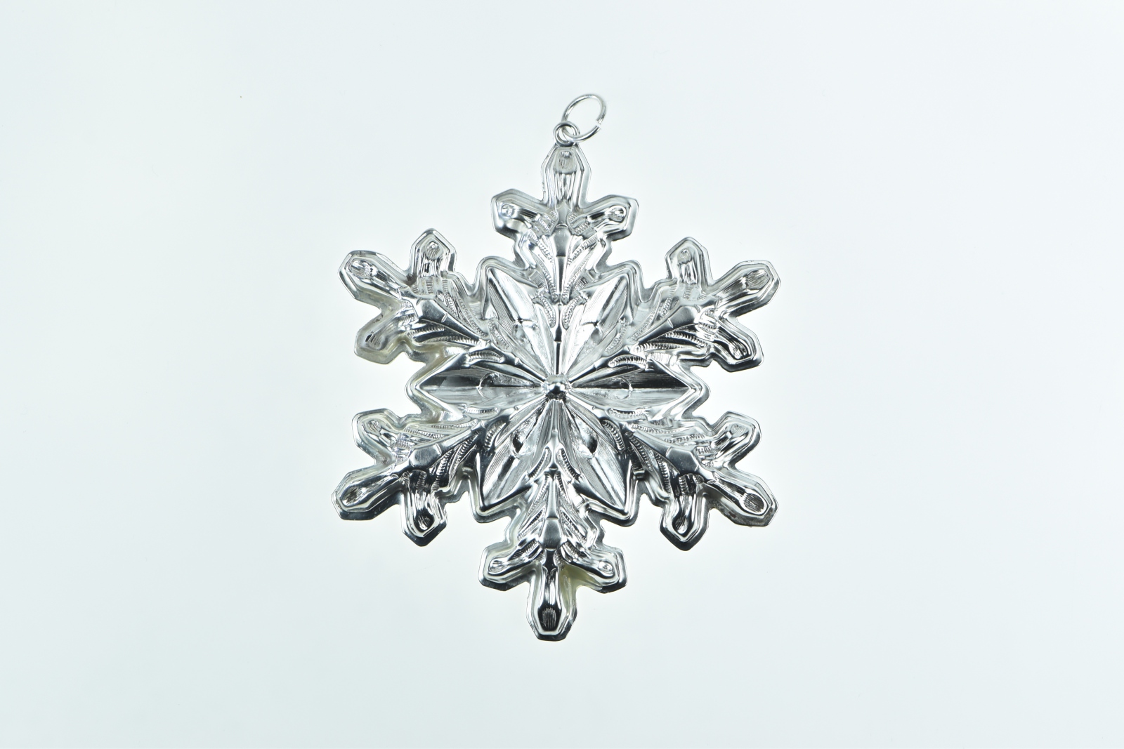 Sterling Silver 1973 Gorham Snowflake Christmas Star Ornament Ornament