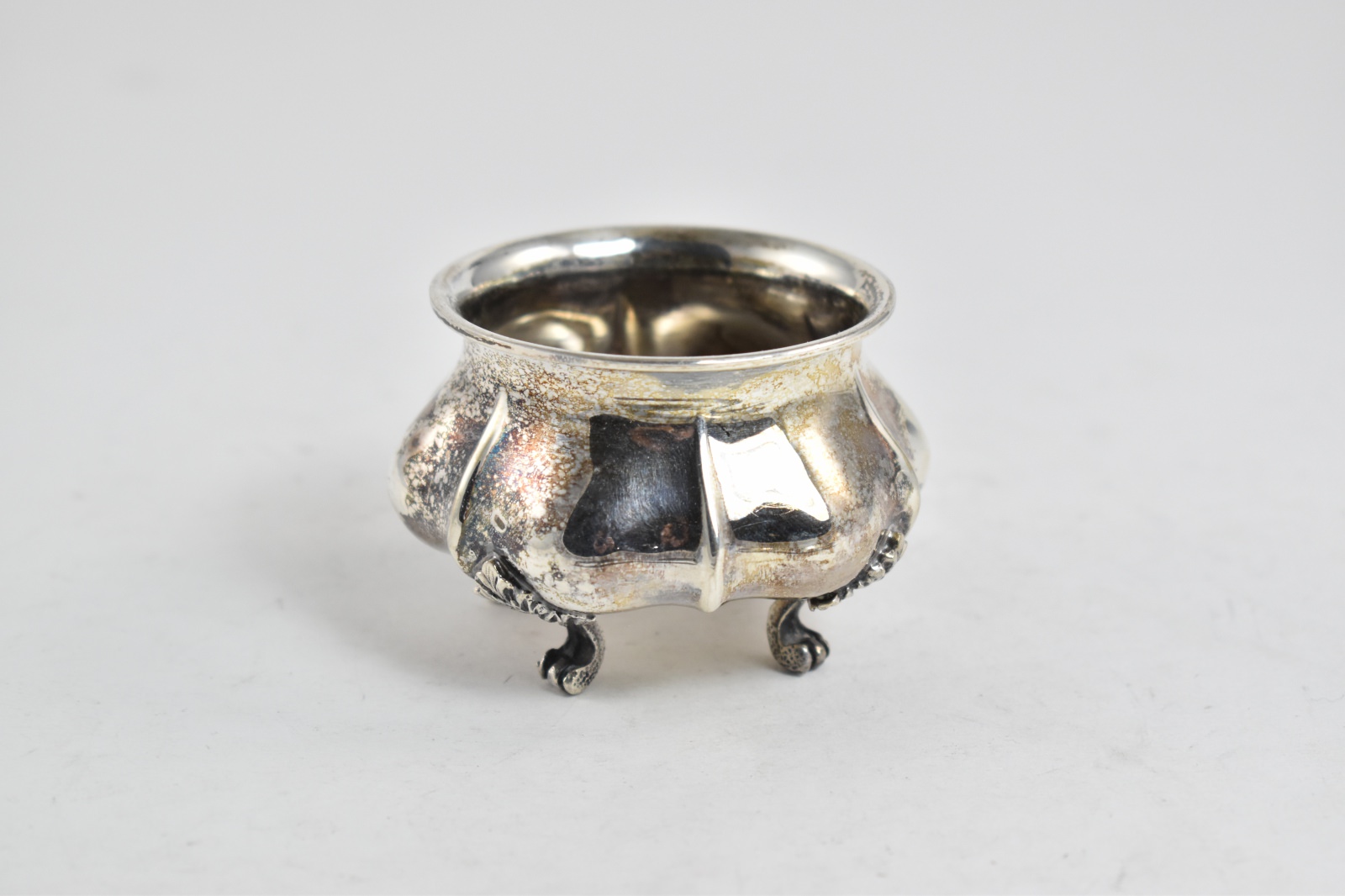 Sterling Silver Argentinian Footed Salt Cellar Vintage