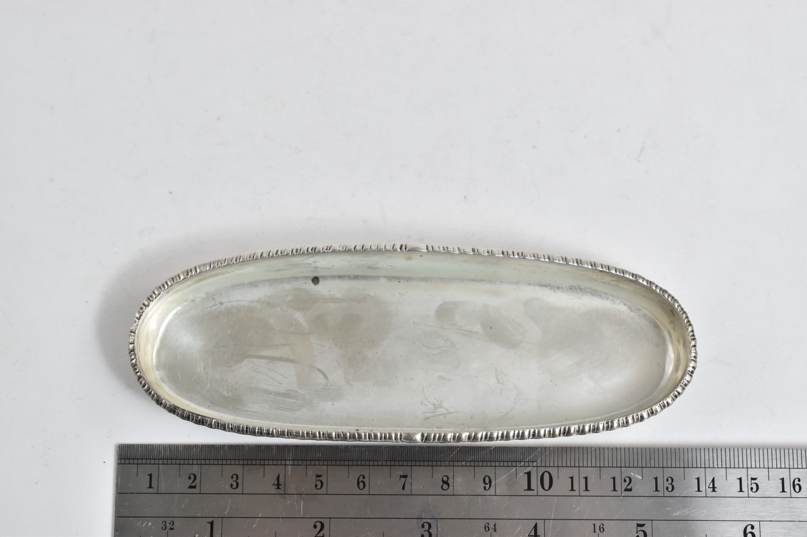 Sterling Silver Bailey Banks & Riddle Oval Monogram Butter Dish ...
