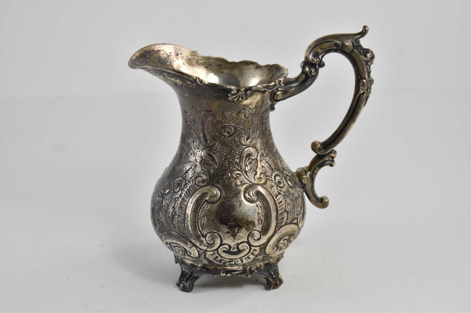 Sterling Silver Barker Brothers Silver Ltd Creamer Pitcher