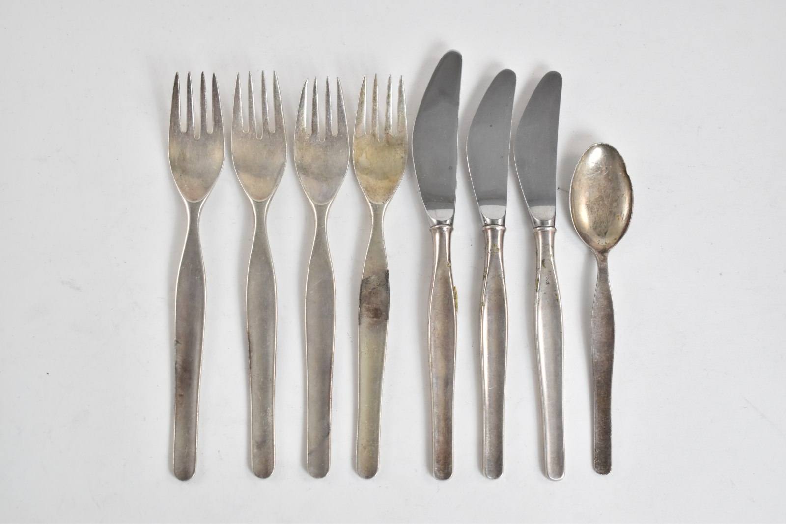 Sterling Silver Finland Vintage Partial Dinner Set (8 pieces)