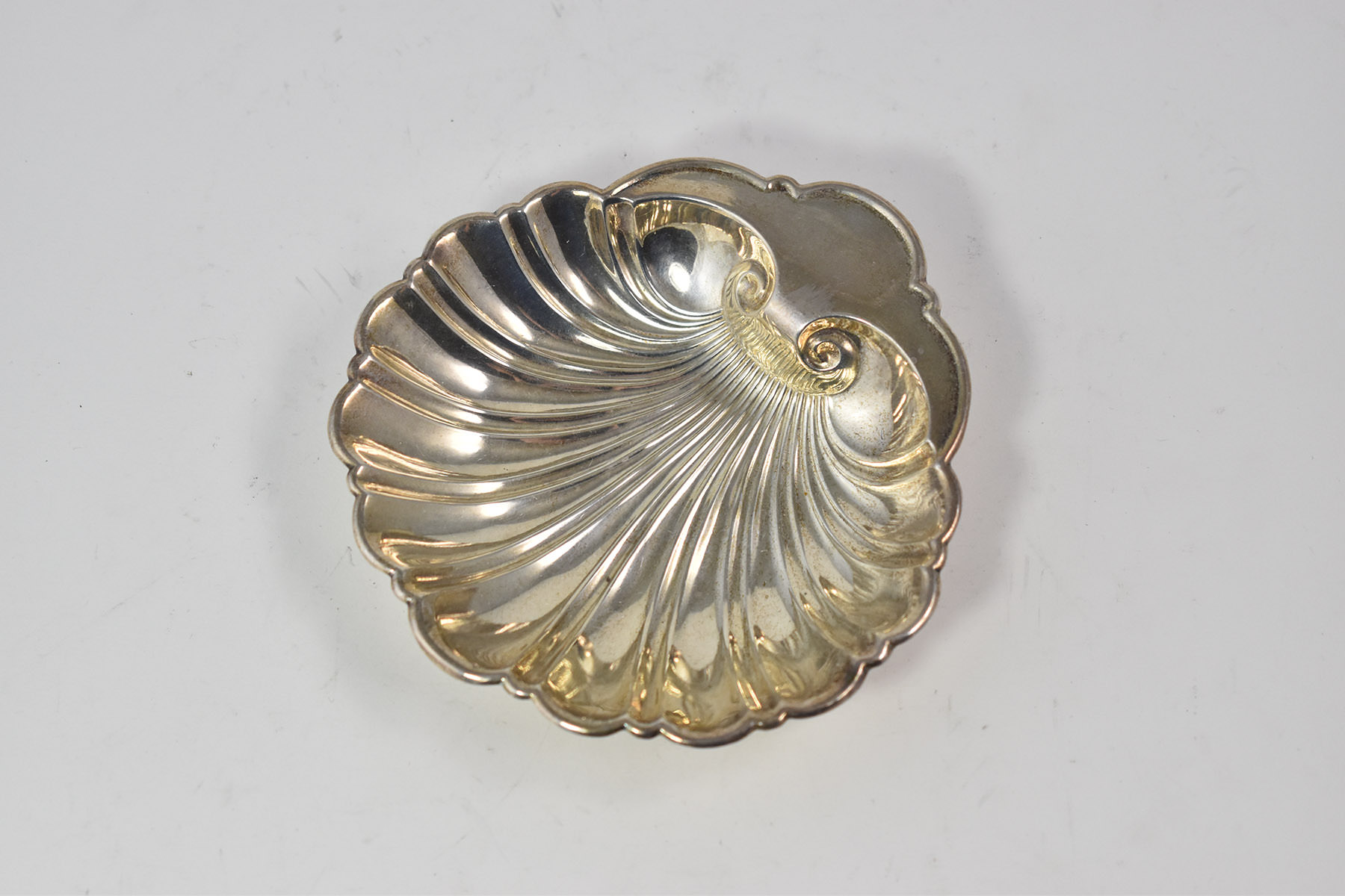 Sterling Silver Gorham Vintage Scallop Shell Dish