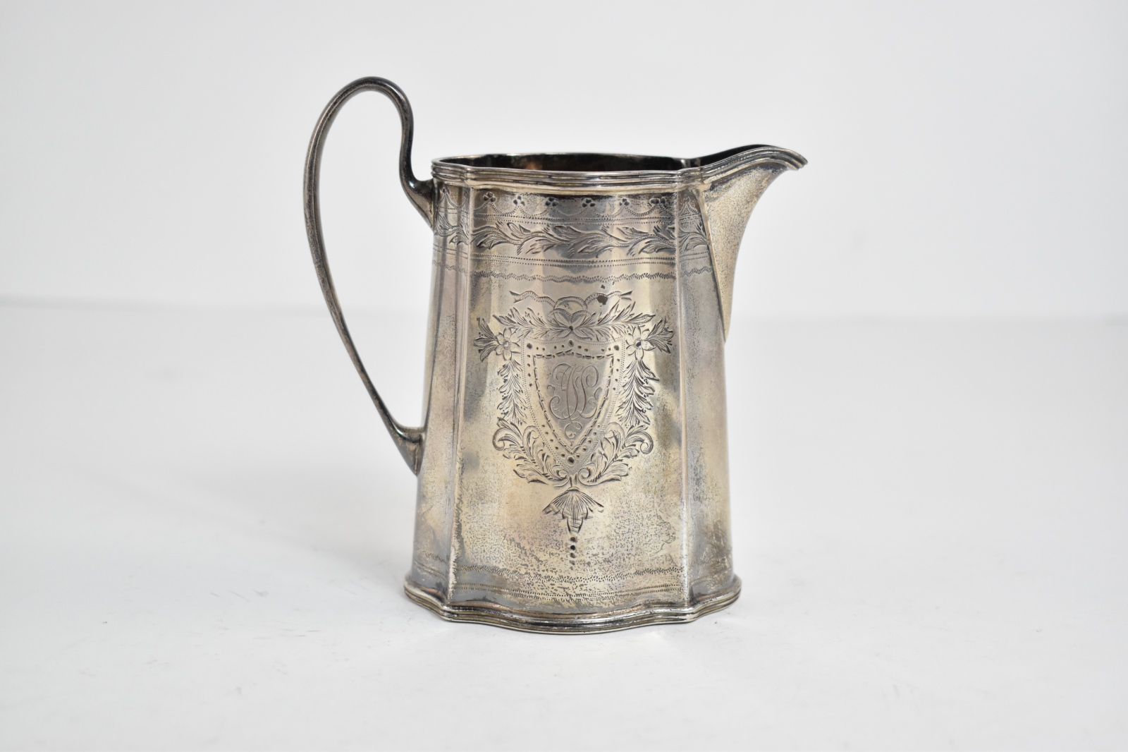 Sterling Silver J E Caldwell & Co Ornate Engraved Creamer