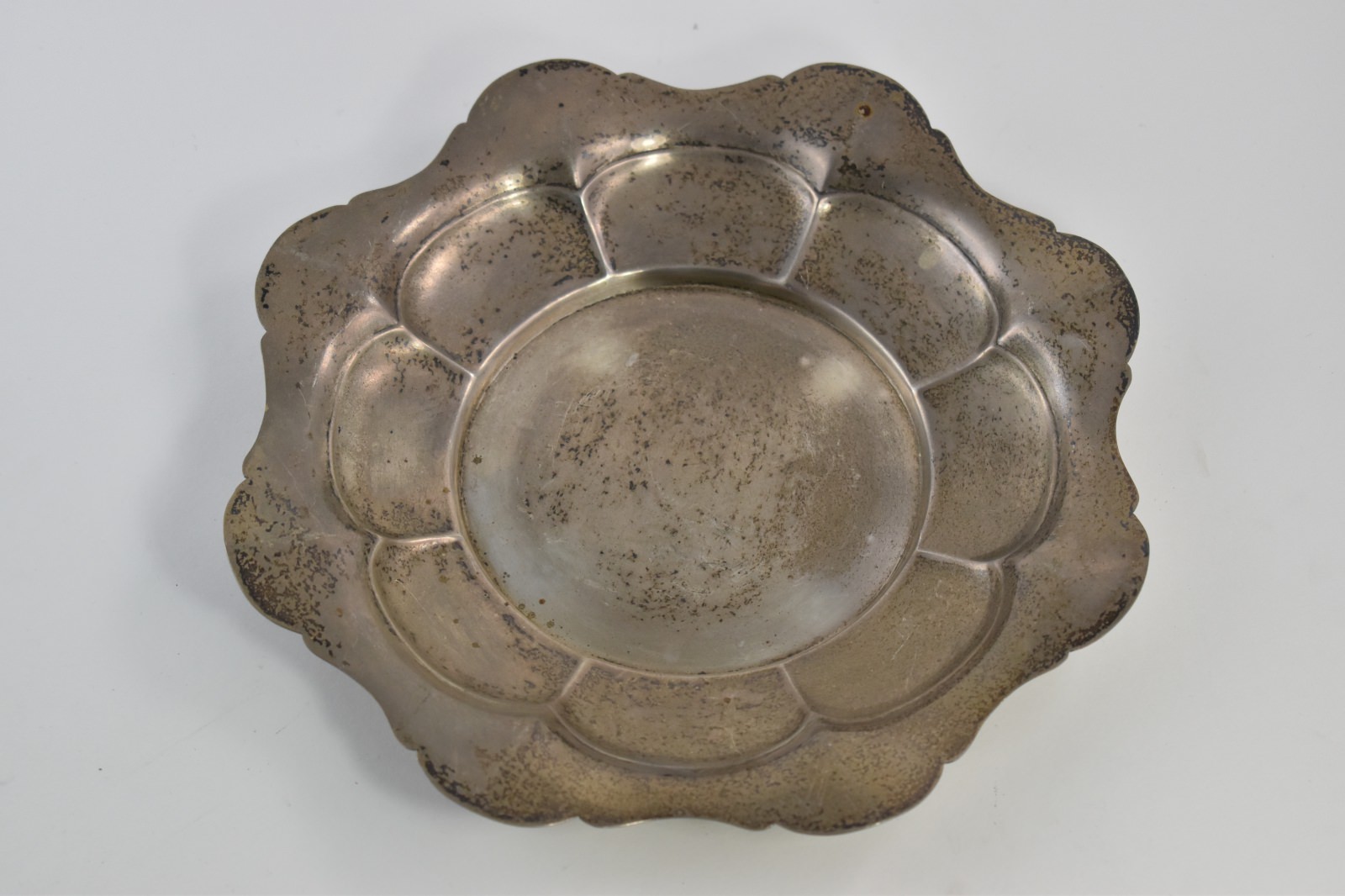 Sterling Silver J E Caldwell & Co Scalloped Pattern Dish