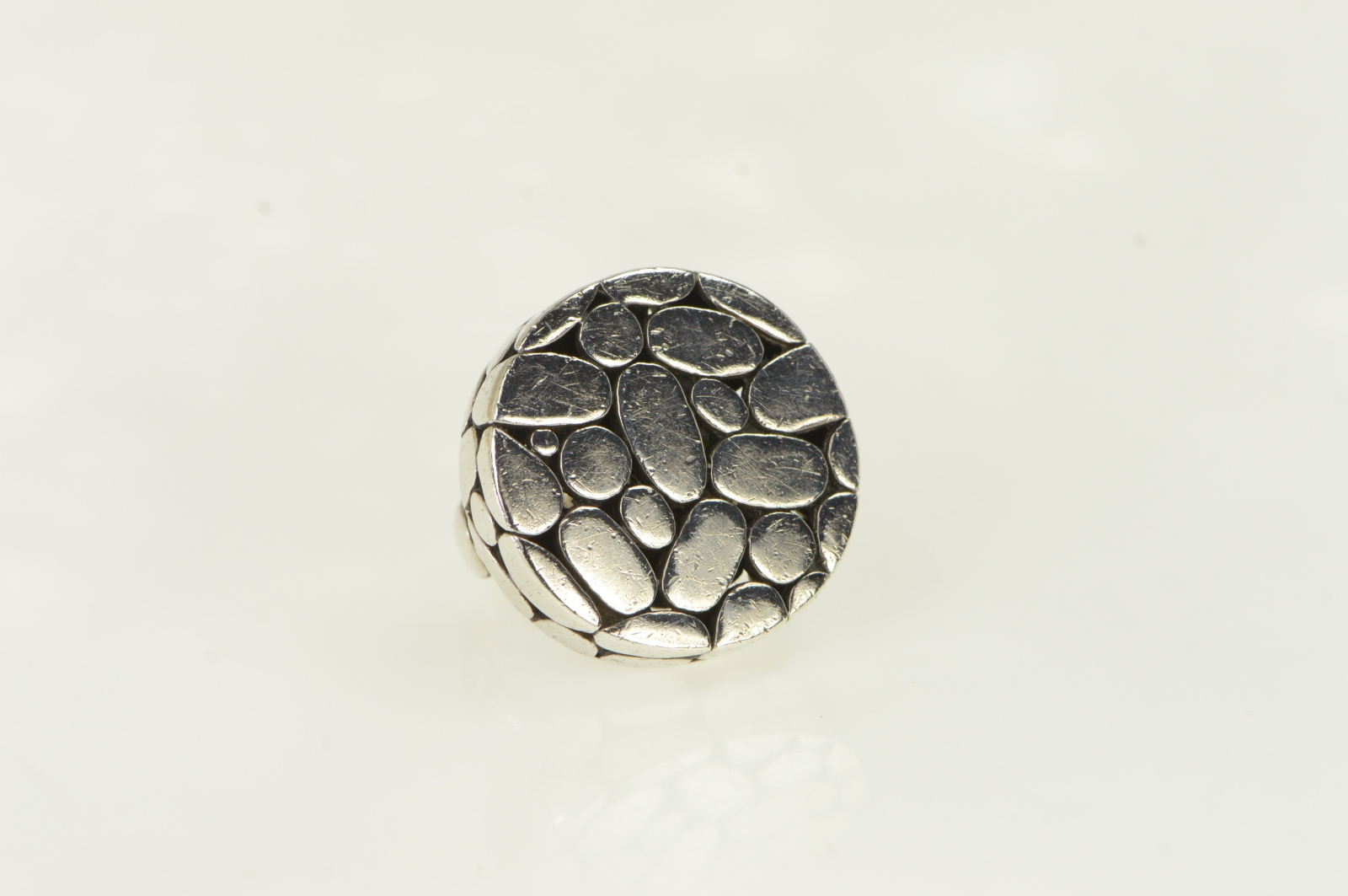Sterling Silver John Hardy Kali Pebble Cluster Ring, Size 6.75