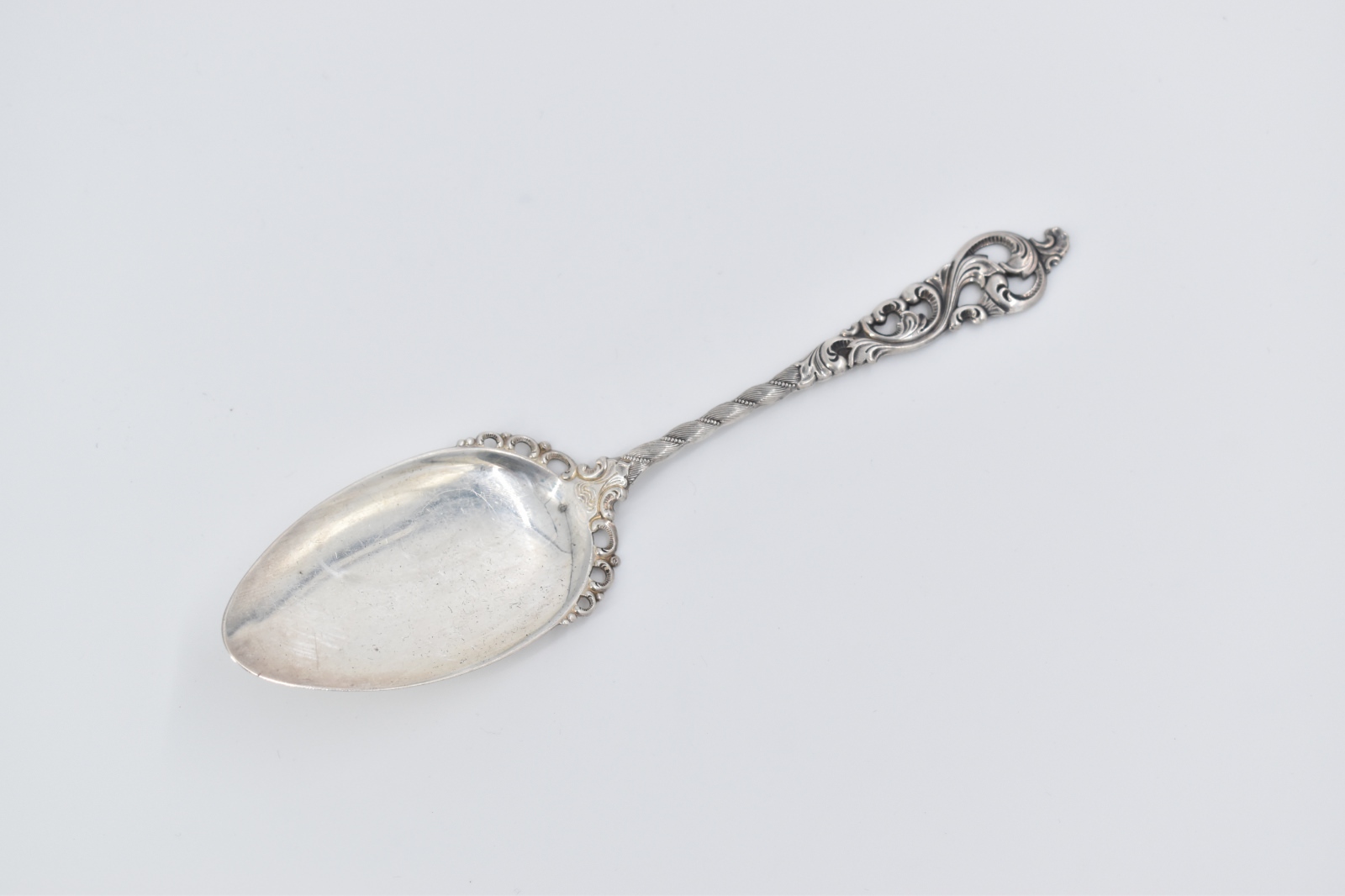 Sterling Silver Lohne Dobbel Rokokko Pie Server Knife