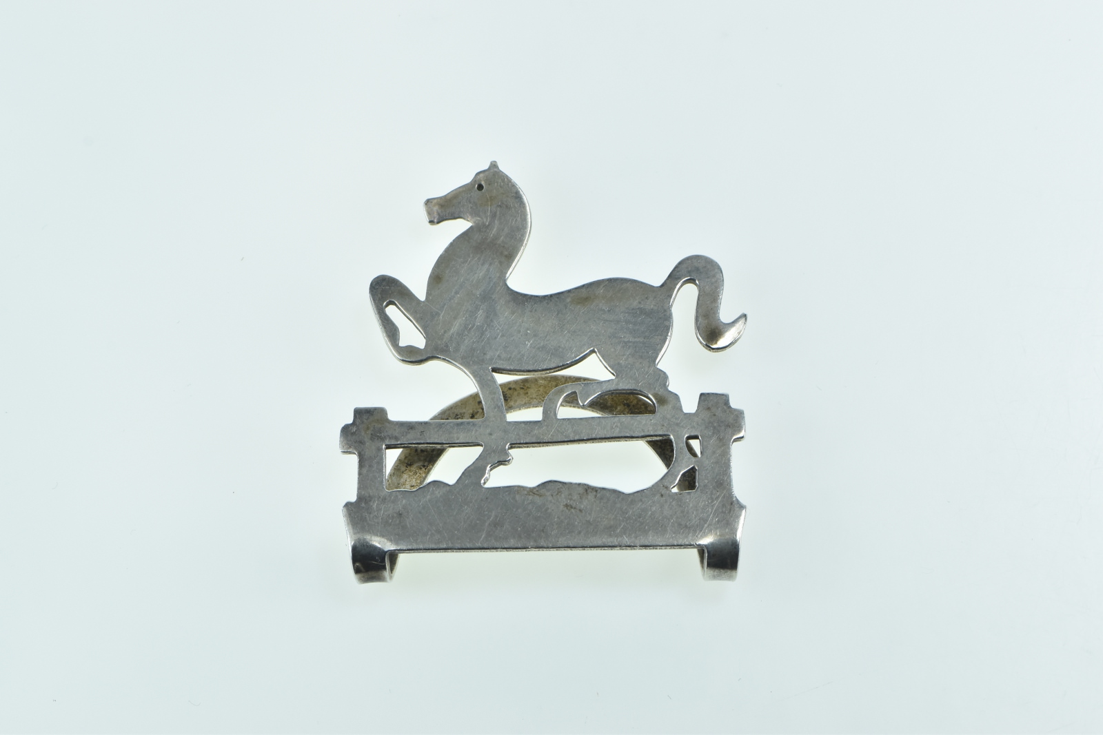Sterling Silver Lunt Silveer Galloping Pony Prancing Horse Money Clip