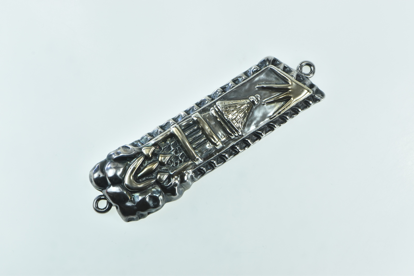 Sterling Silver Mezuzah Jewish Faith Judaica Protection Ornament