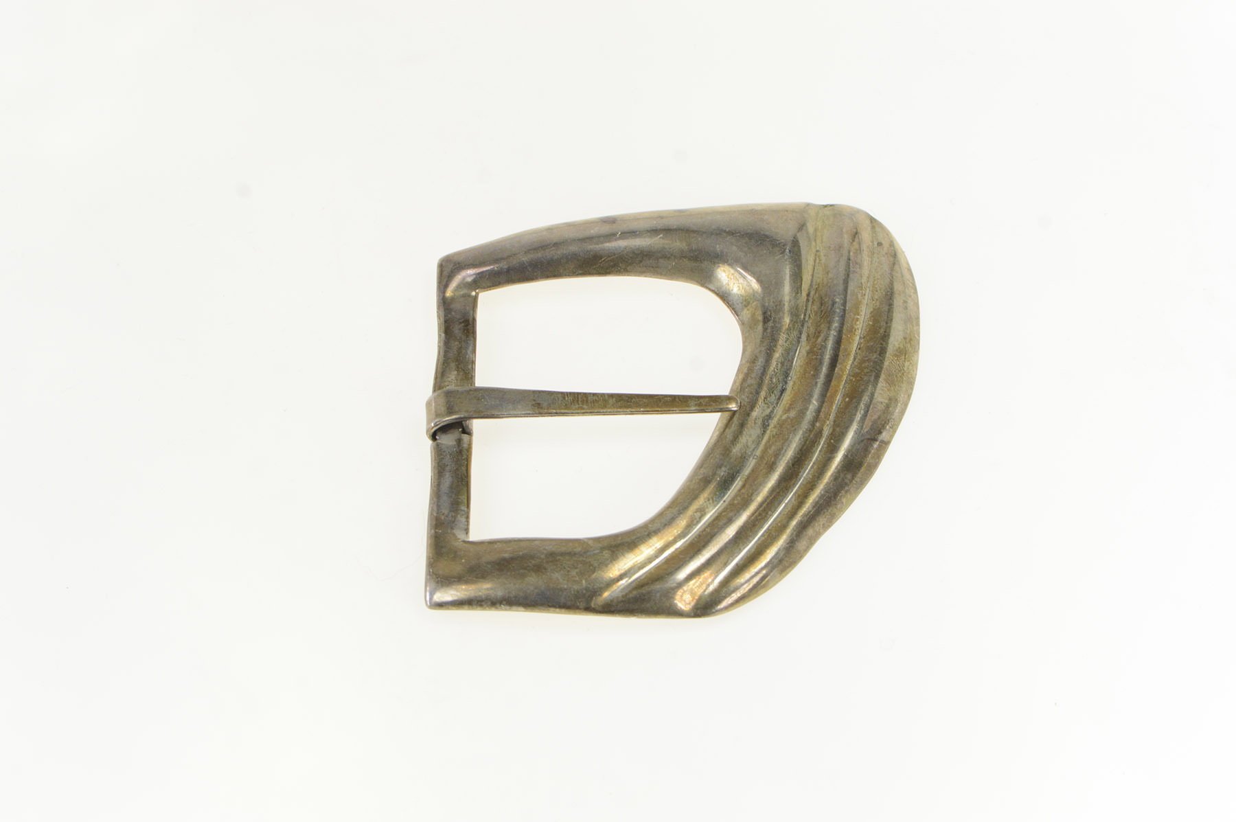 Sterling Silver Southwestern Puffy Massive Belt Buckle