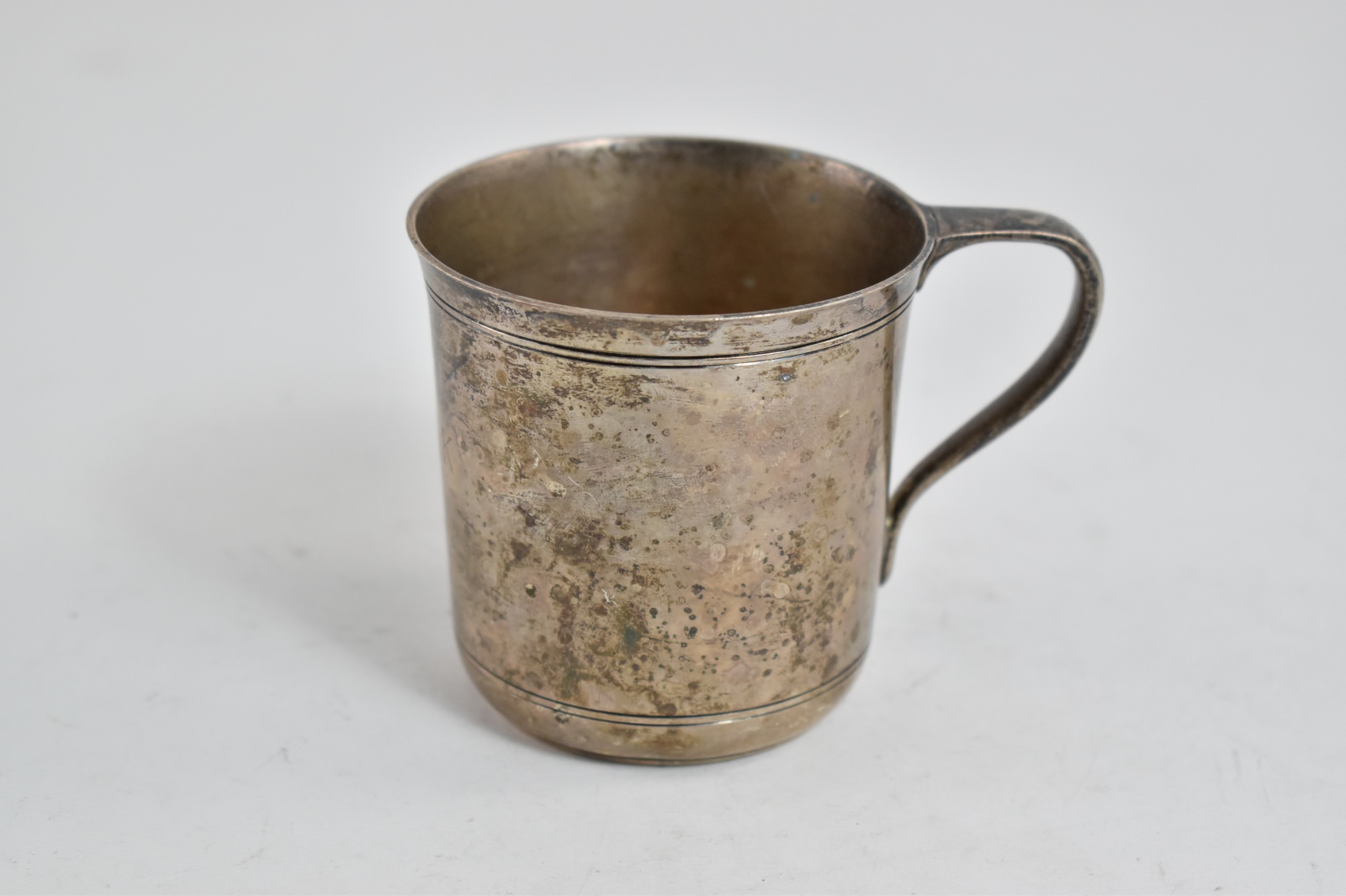 Sterling Silver Tiffany & Co Baby Cup Mug Monogram