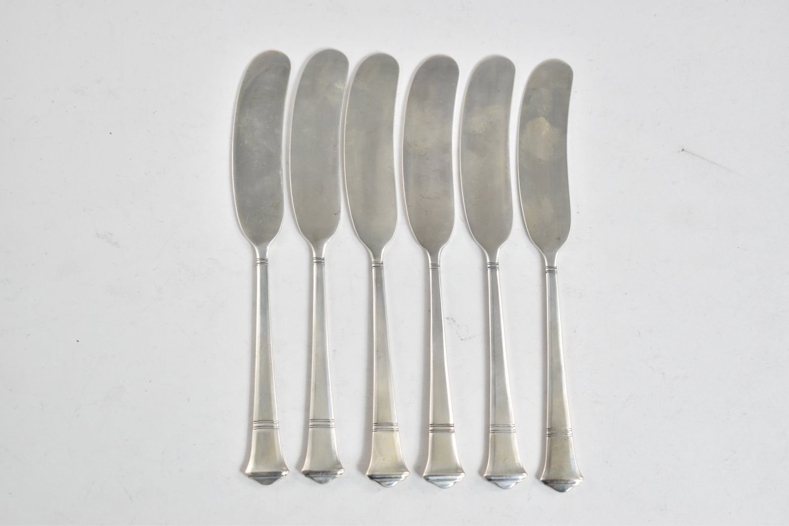 Sterling Silver Tiffany & Co. Windham Butter Spreader Set (6 pcs)