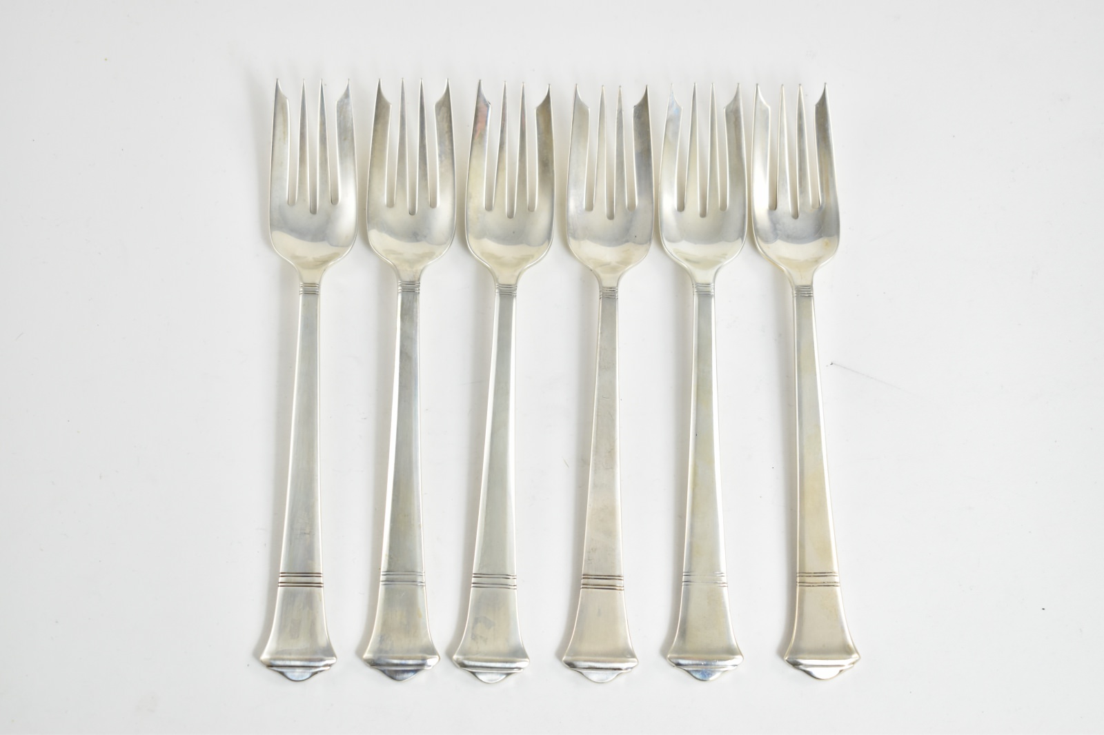 Sterling Silver Tiffany & Co Windham Dessert Fork Set (6 pcs)