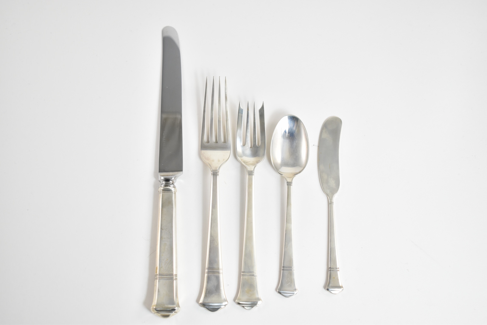 Sterling Silver Tiffany & Co Windham Single Place Setting (5 pieces)