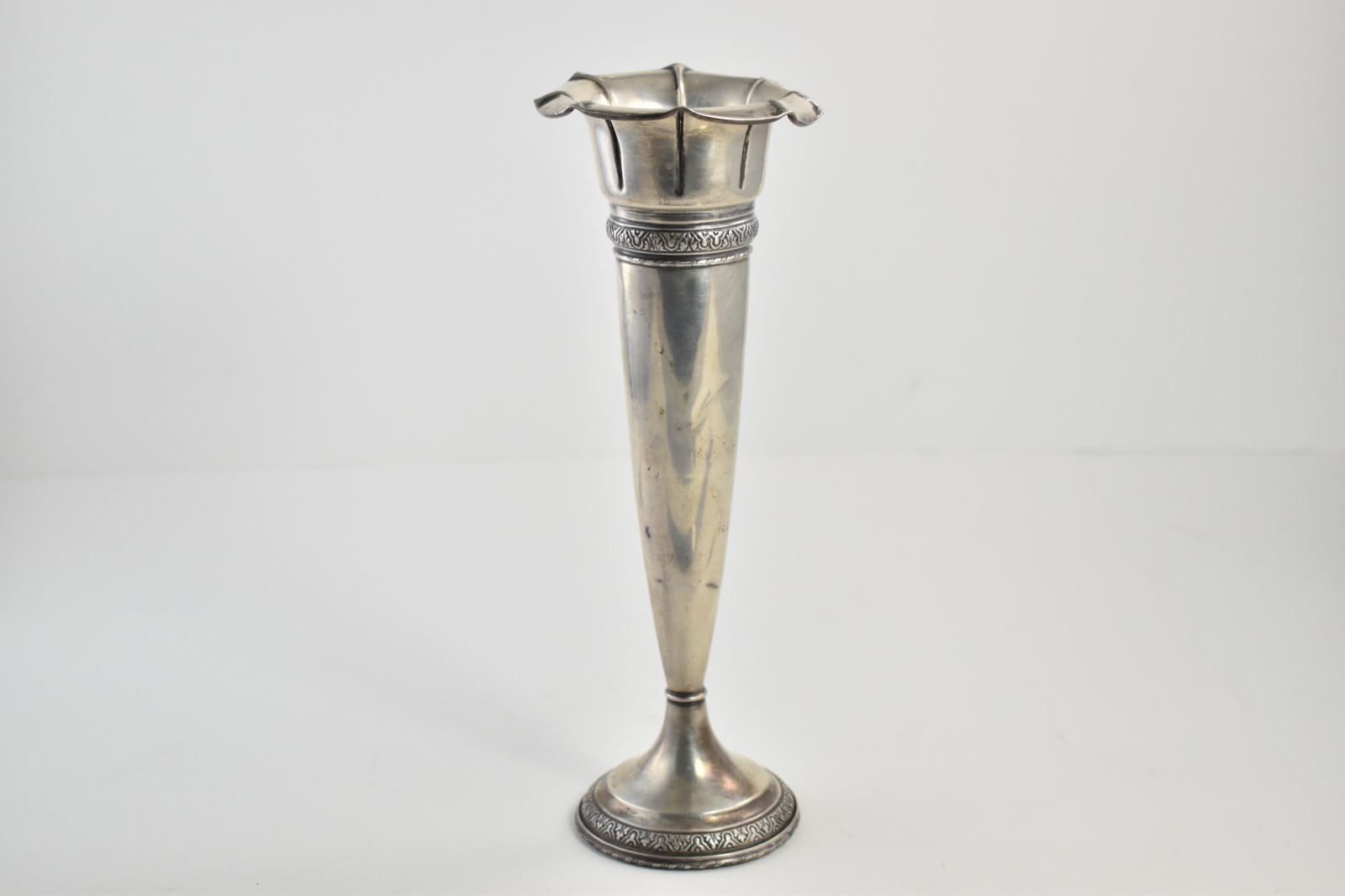 Sterling Silver Wallace Sterling Ornate Floral Flower Vase